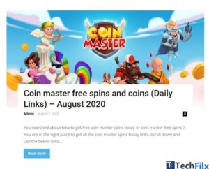 Coin master spins