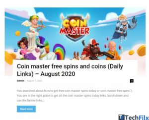 Get Free Spins Link In Coin Master