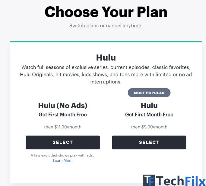 Account Hulu gratis